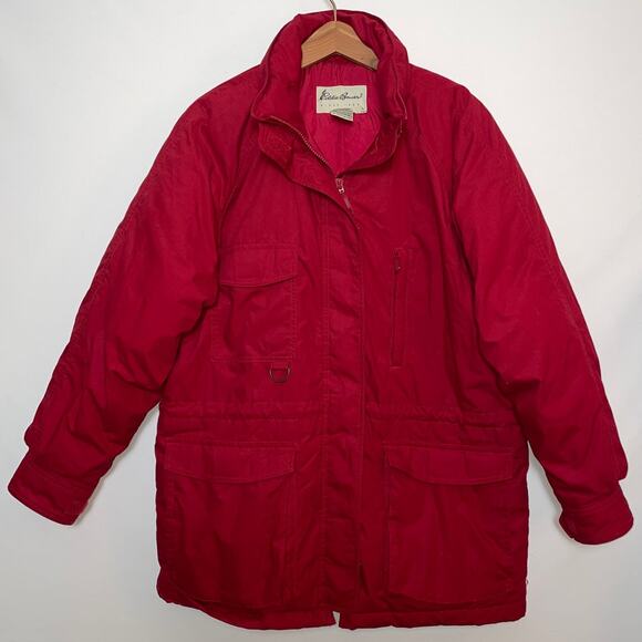 Eddie Bauer Snowline Goose Down Coat - Women's Size M - Two Way Zip - Picture 1 of 16